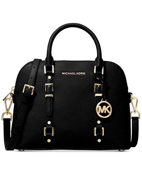 michael michael kors leather bedford legacy dome satchel